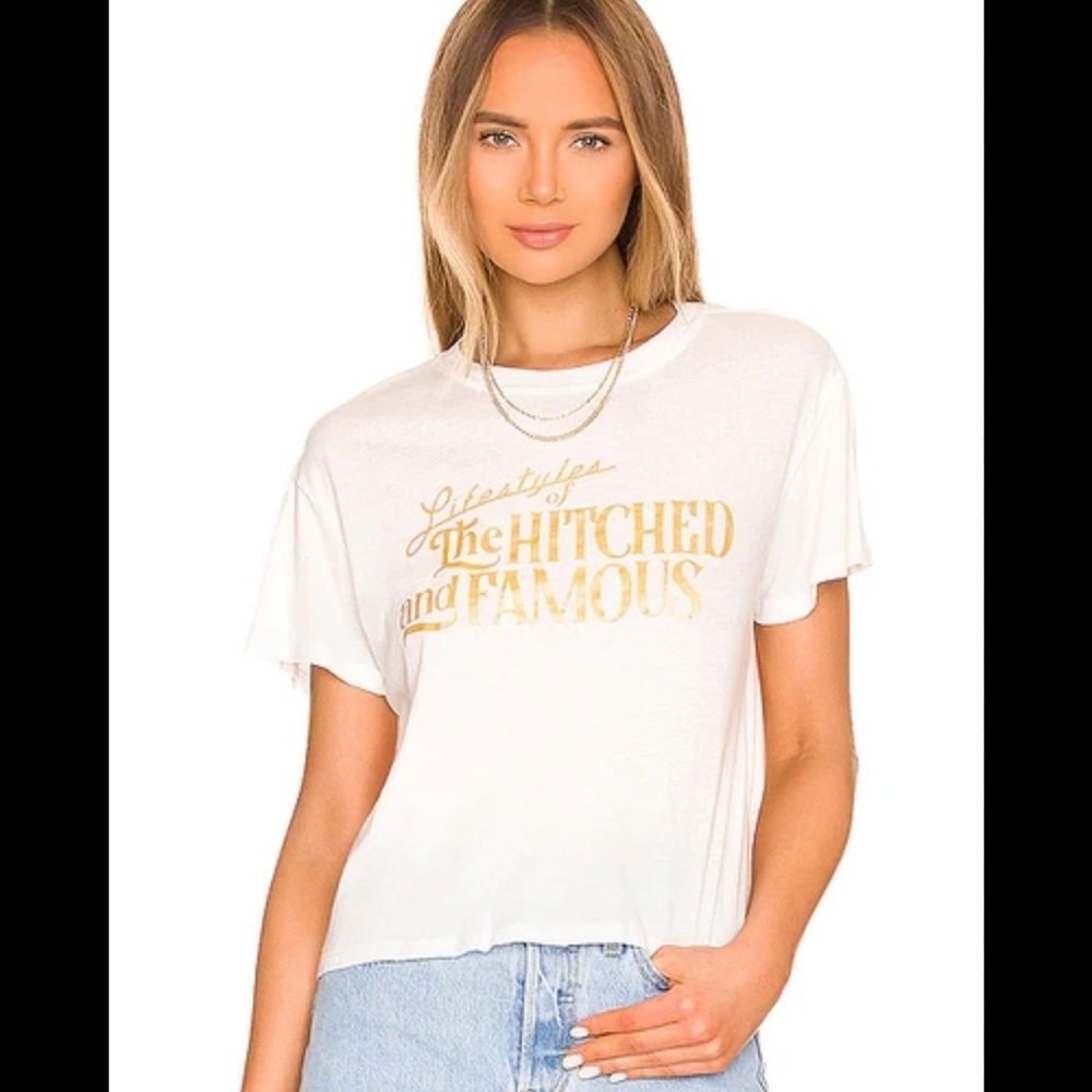Hitched and famous tee